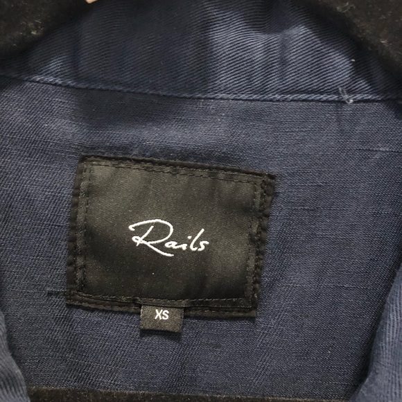 Rails Navy Blue military jacket XS - Picture 2 of 2